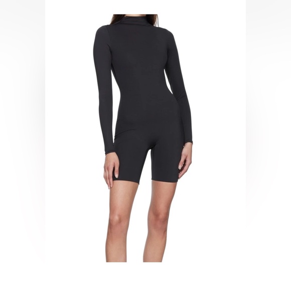 SKIMS Black Long Sleeve Bodysuit - Picture 3 of 6